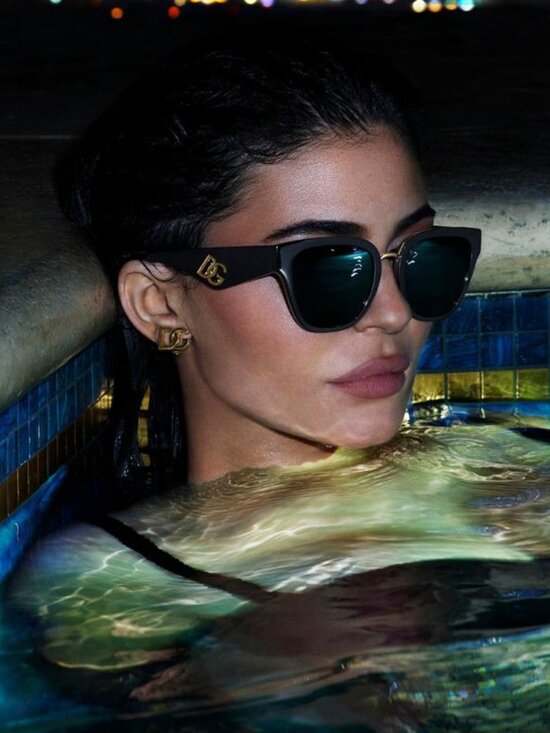 NEW DOLCE&GABBANA SUNGLASSES DG4437 501/87 WOMEN BLACK SQUARE EYEWEAR main image 5